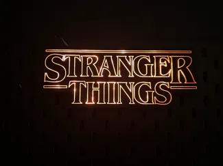 Stranger Things sign, lightbox