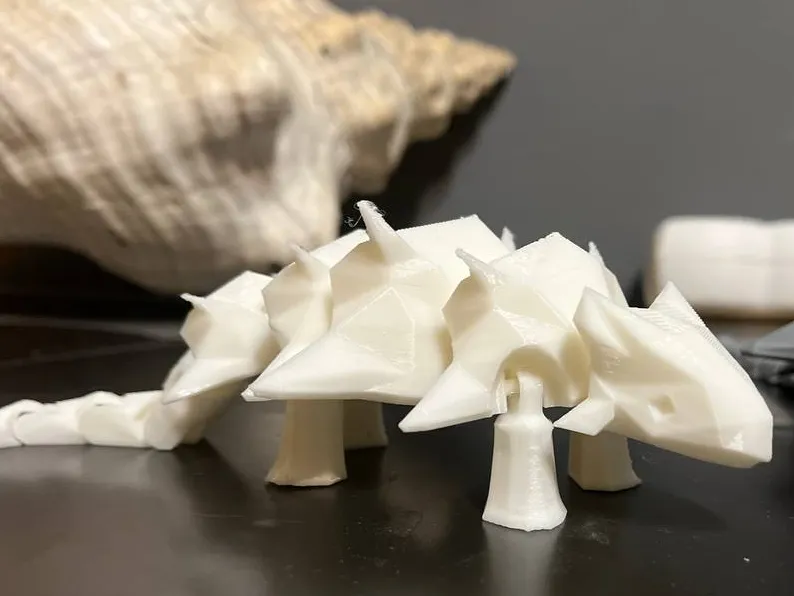 Poly Anky low poly articulated Ankylosaurus