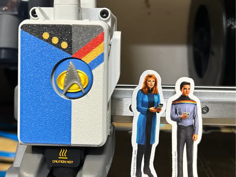 Star Trek Uniform Extruder Cover - Crusher Special
