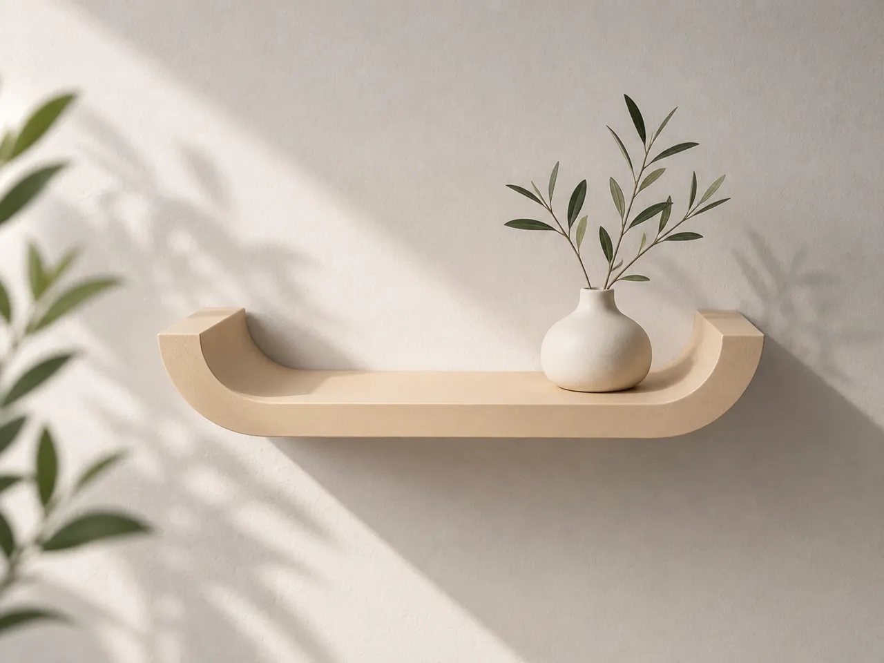 Parametric Wall Shelf with Hidden Keyhole Mount view 4