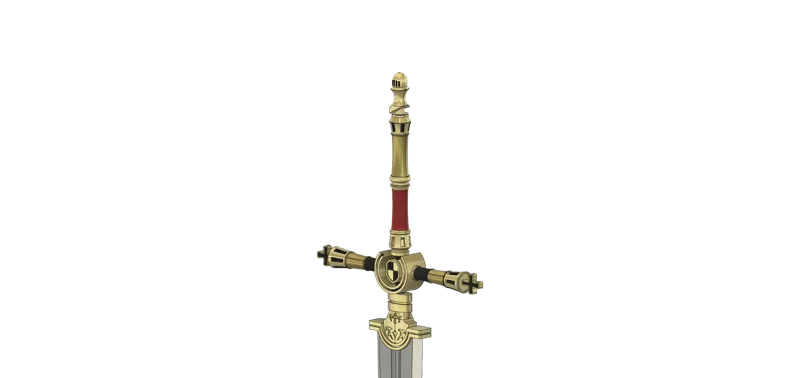Excalibur from Tis Time for Torture Princess + Crown