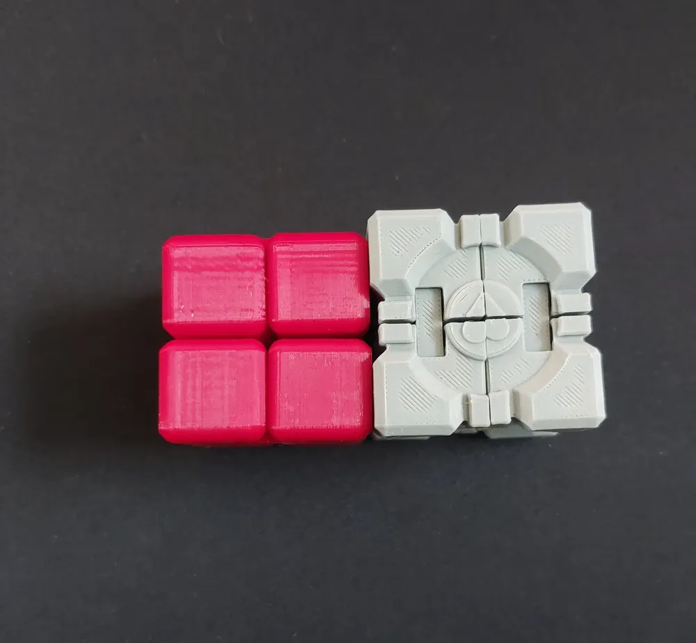 Infinity Companion Cube - Free 3D Print Model - MakerWorld