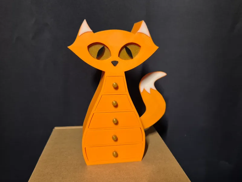 Boîte à bijoux - Renard