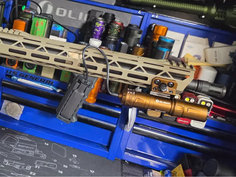 M-Lok Foregrip Picatinny Rail For Pressure Switch