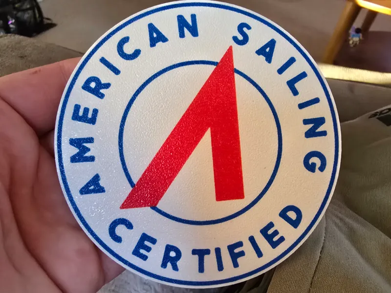 American Sailing Sign Coasters Instructors School