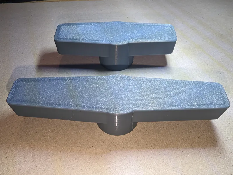 Pool ball valve handle large shaft