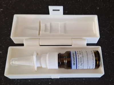 Midazolam Nasal Spray travel box - Print in Place