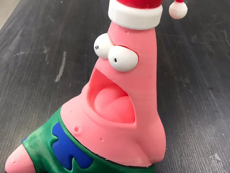 NO AMS Patricio sorprendido para arbol de navidad