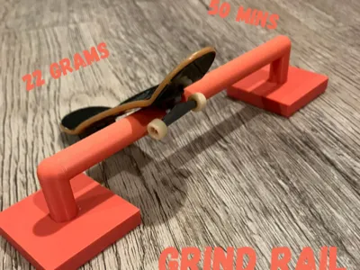 Fingerboard Grind Rail