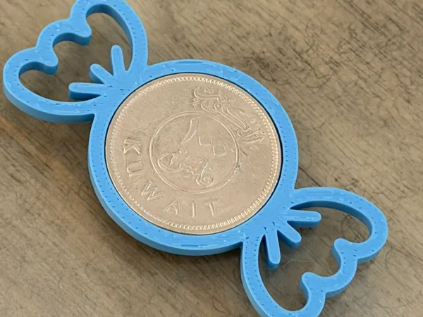 Porte-bonbons pièce 100 fils