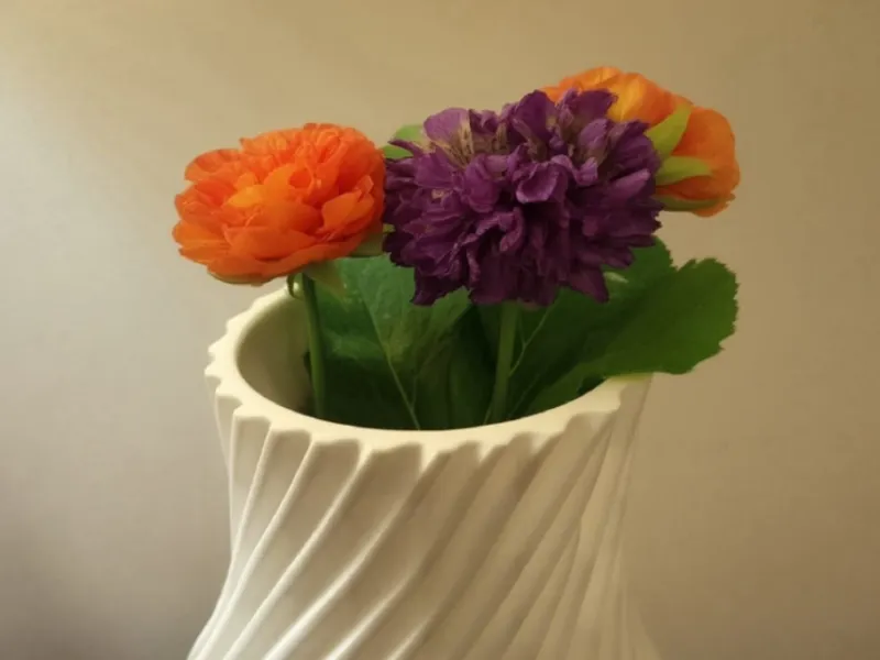 Modern Spiral Vase