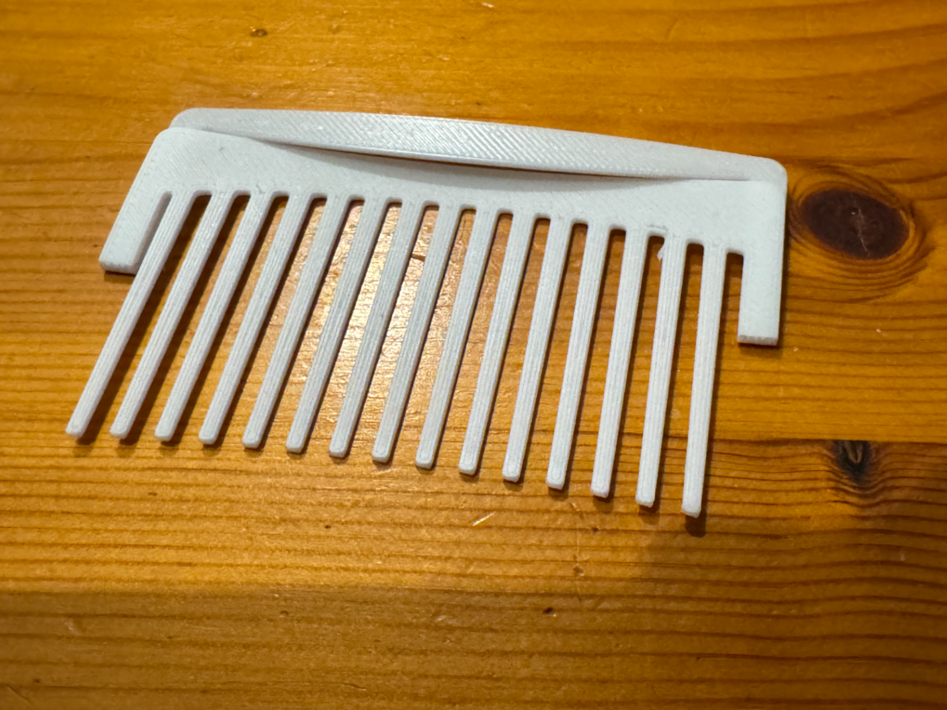 card size foldable comb