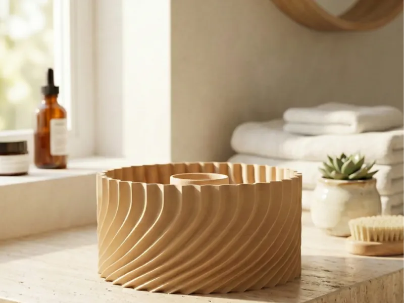 MODERN SPIRAL Bathroom Organizer - NO SUPPORTS