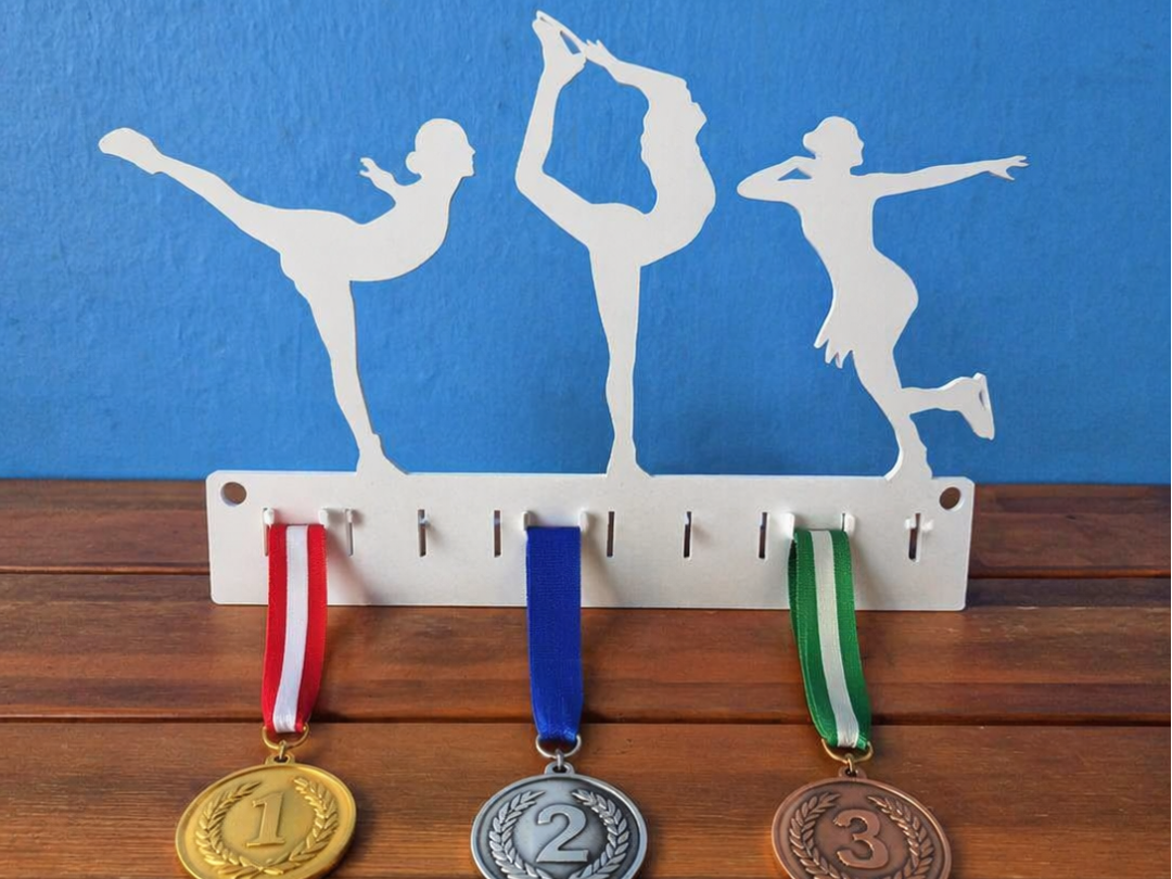 Ice Skating Medal Hanger Figure skate