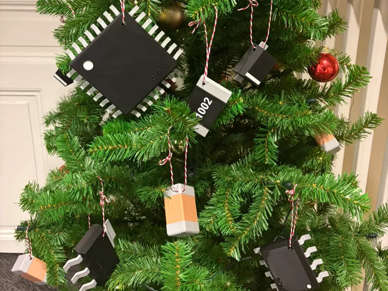 Electronics christmas ornaments