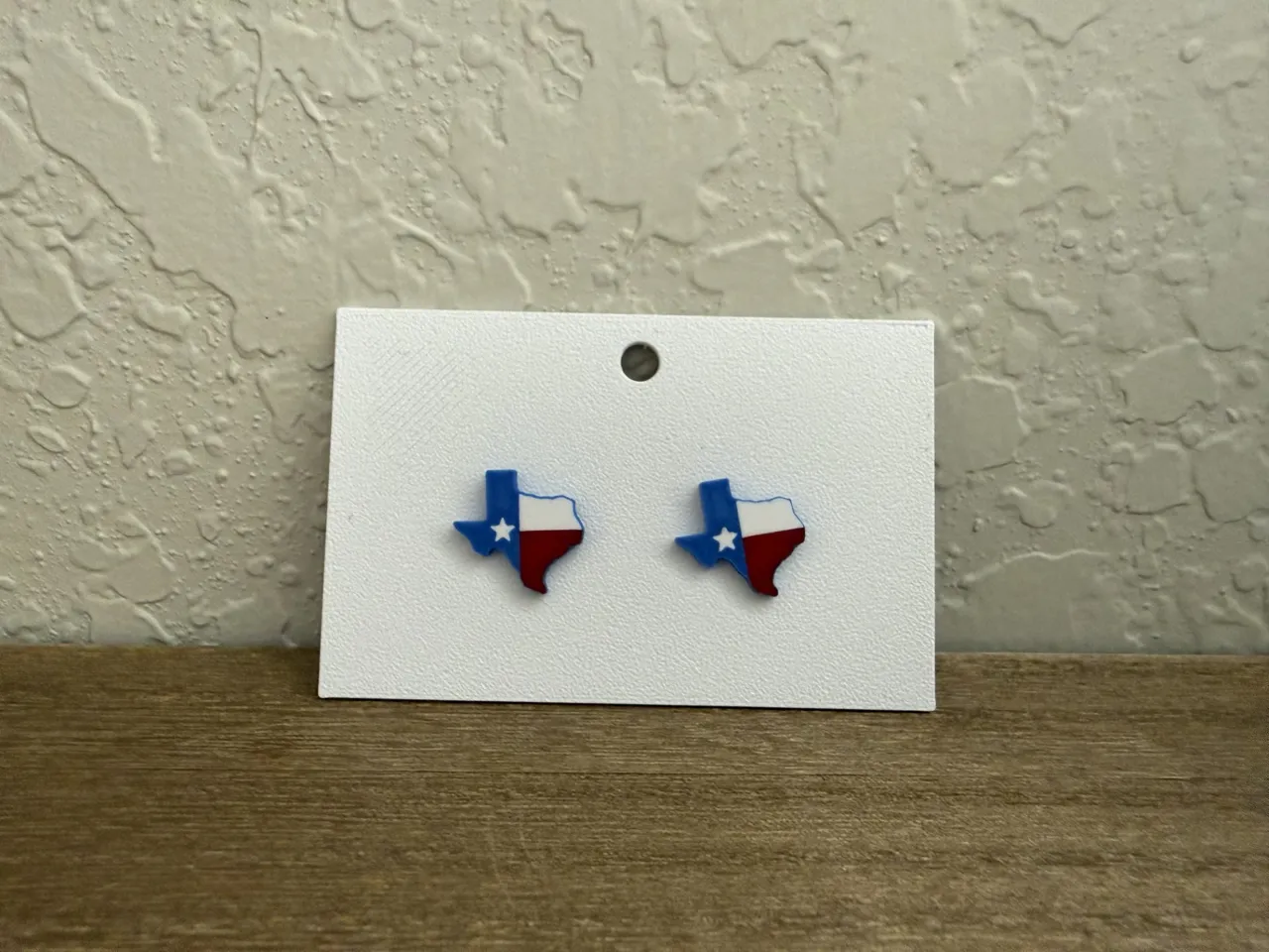 Texas Lone Star Stud Earrings view 2
