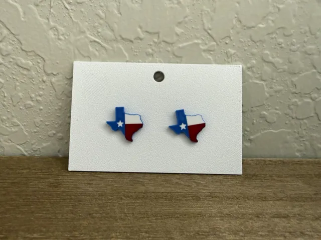 Texas Lone Star Stud Earrings