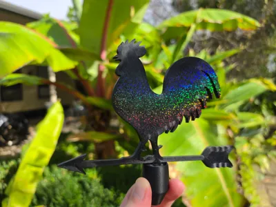 UHF Antenna Aerial Spinning Weather Vane Cock