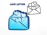 Emporte-pièce lettre d'amour — photo 2