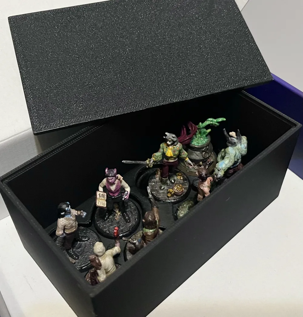 TTRPG Miniature Storage Box - Free 3D Print Model - MakerWorld