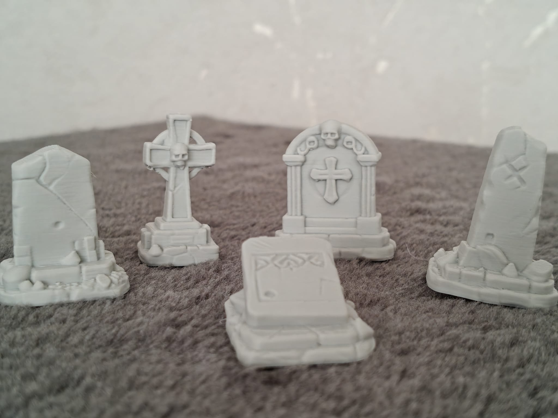 DnD gravestone set terrain prop