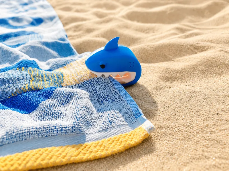 Shark Towel Holder for the Beach (NO AMS)