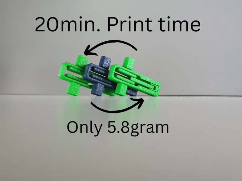 Motor Snap Fidget/20min. Print time/Only 5.8gram
