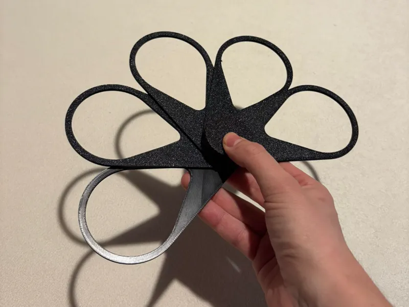 Foldable 5 cups carrier (cupkeeper) Version 2