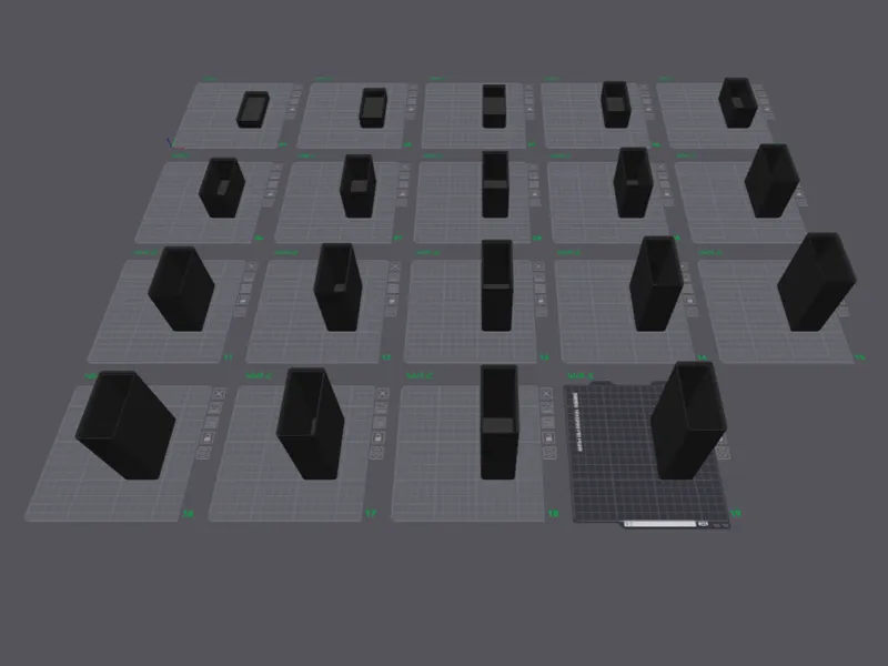 Gridfinity 1x2 Stackable Boxes