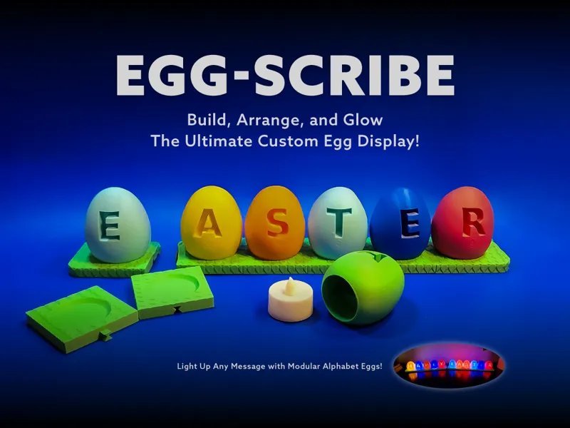 Egg-Scribe: Build, Arrange, and Glow!