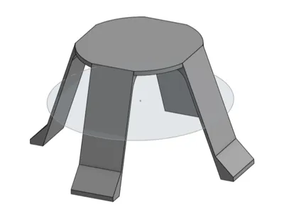 downlight cover for 80mm hole, 50mm raise