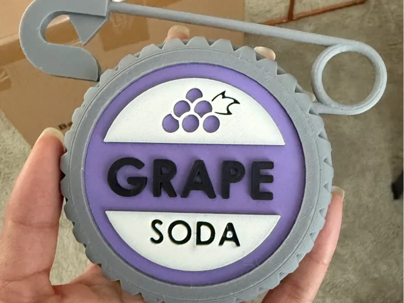 Up Grape Soda Pin Magnet
