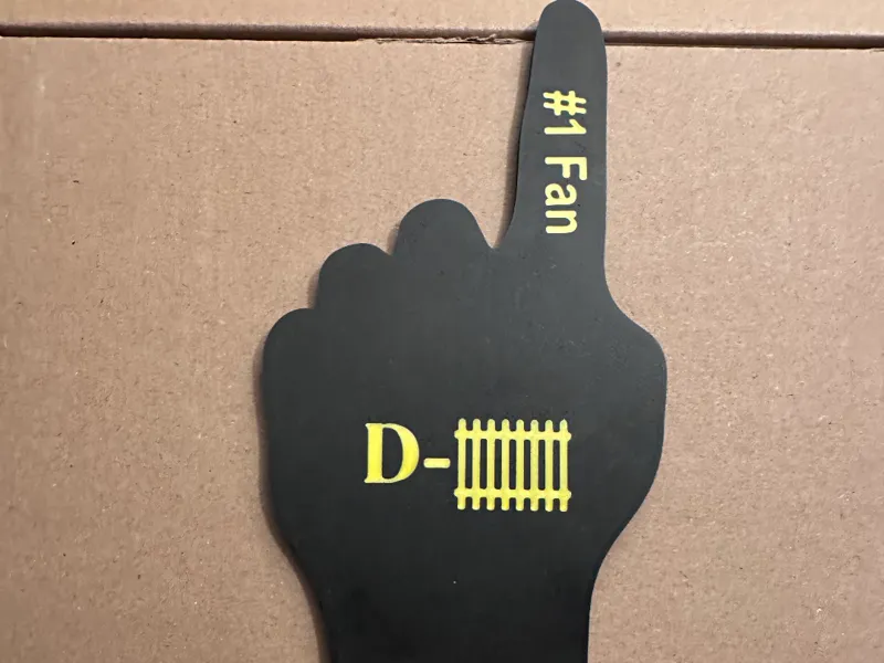 #1 Fan Finger Offense Defense