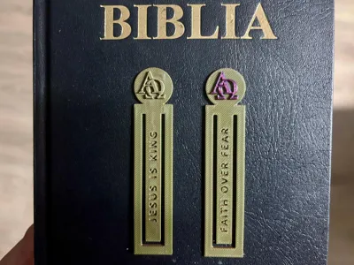 Alpha And Omega Christian Bookmark