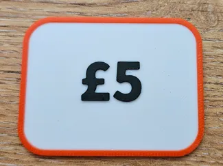 £5 Price Tag