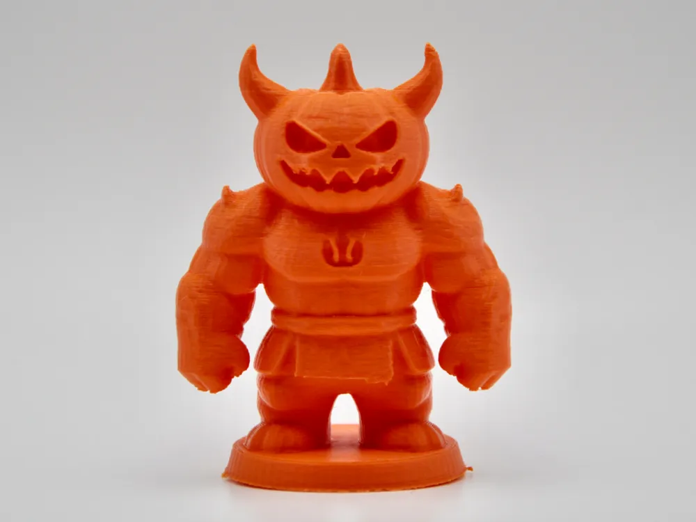 Horned Demon Halloween Pumpkin by M2 Design MakerWorld: Download Free ...