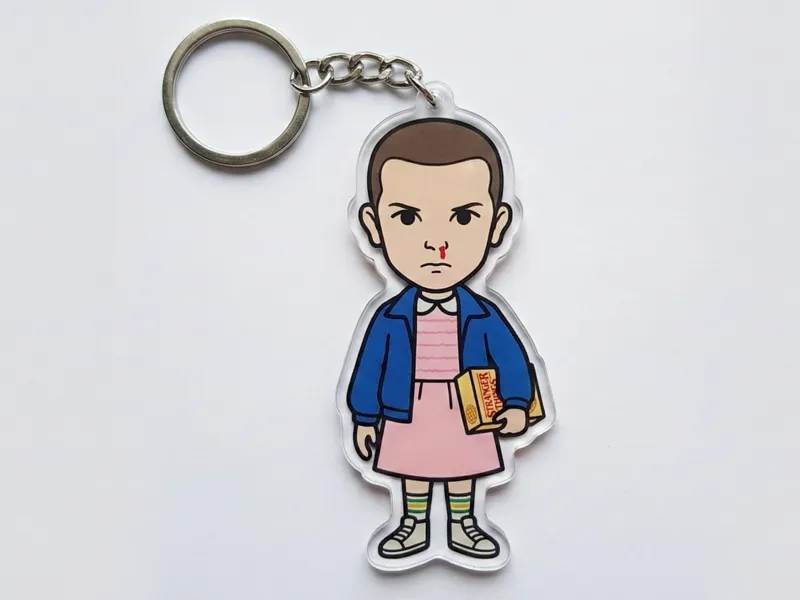 Eleven Keychain - Stranger Things