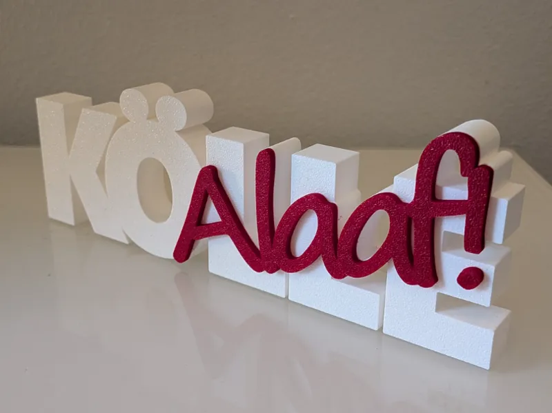Kölle Alaaf! Schriftzug
