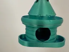 Bird House With Water Bowl & eavestroughs  