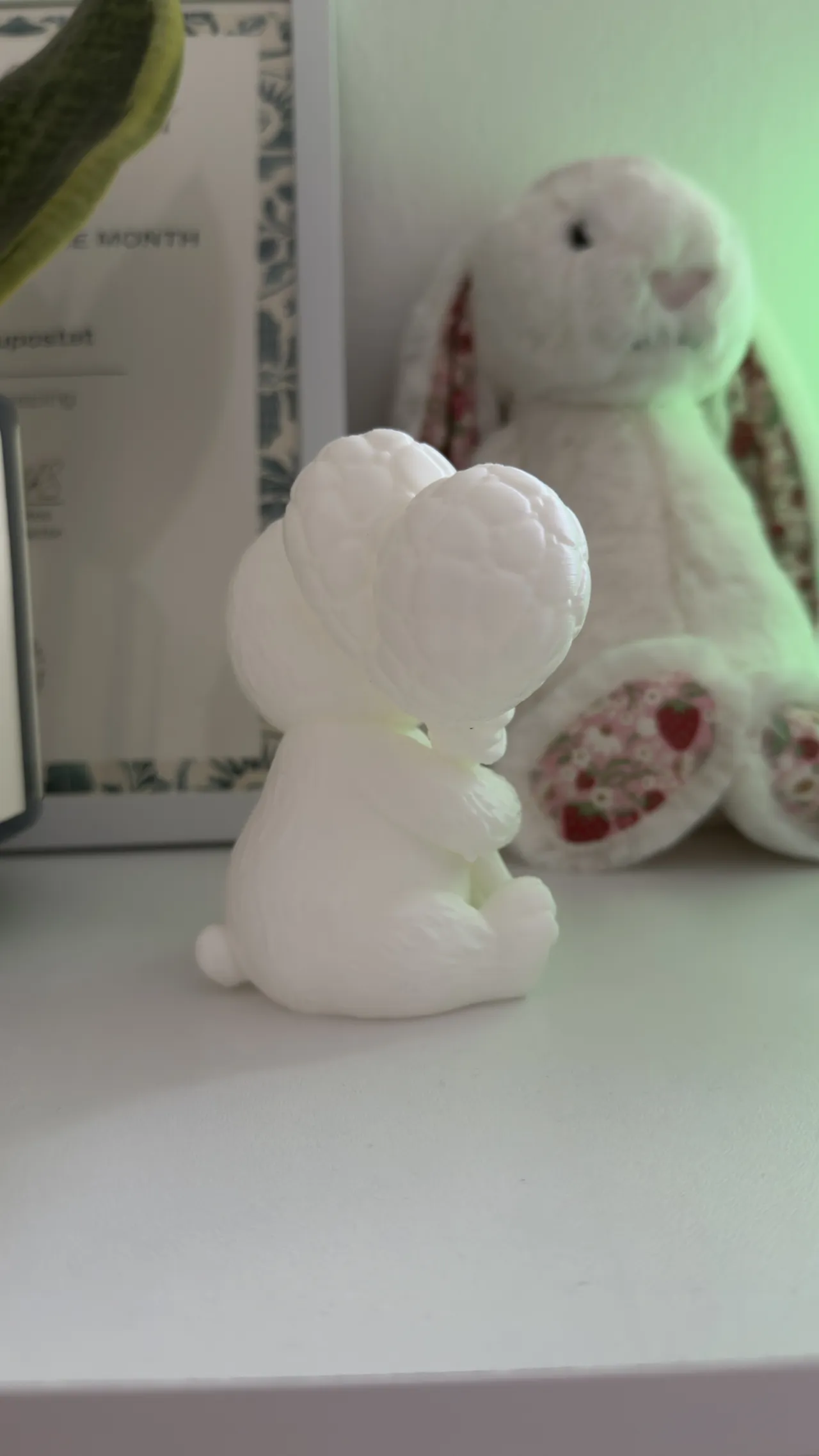 Cute Baby Bear with Heart Balloon | Nursery Decor view 3