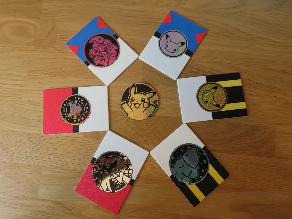 Pokemon Coin Holder- Poke Ball Design - Free 3D Print Model - MakerWorld