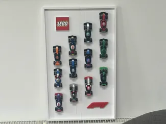 F1 Brick Minifigure Display Frame CMF