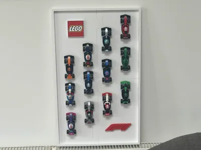 F1 Brick Minifigure Display Frame CMF