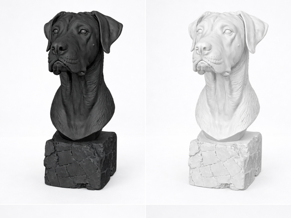 Dog Bust - Rhodesian Ridgeback