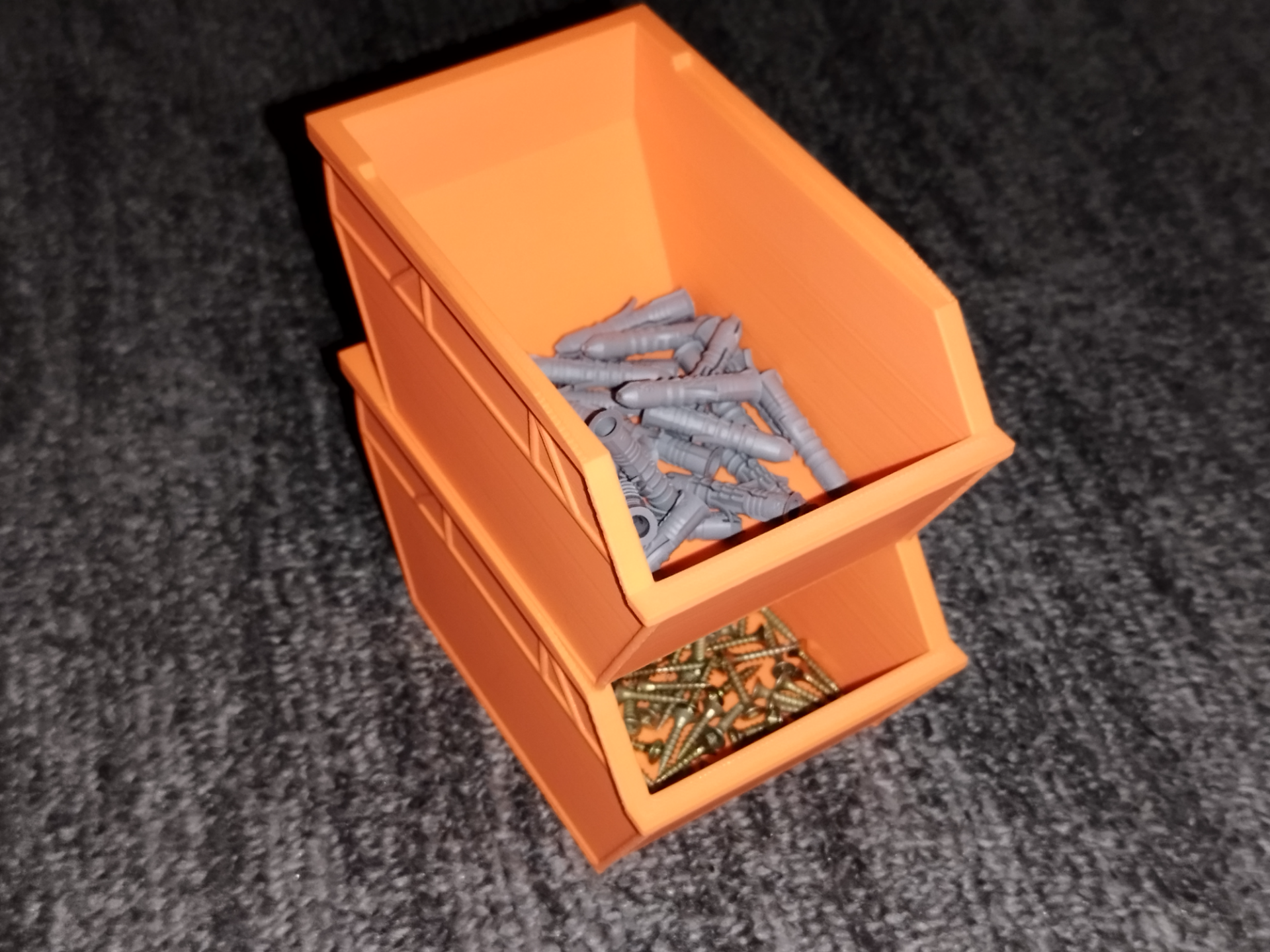 Heavy Duty Stackable Workshop Bins