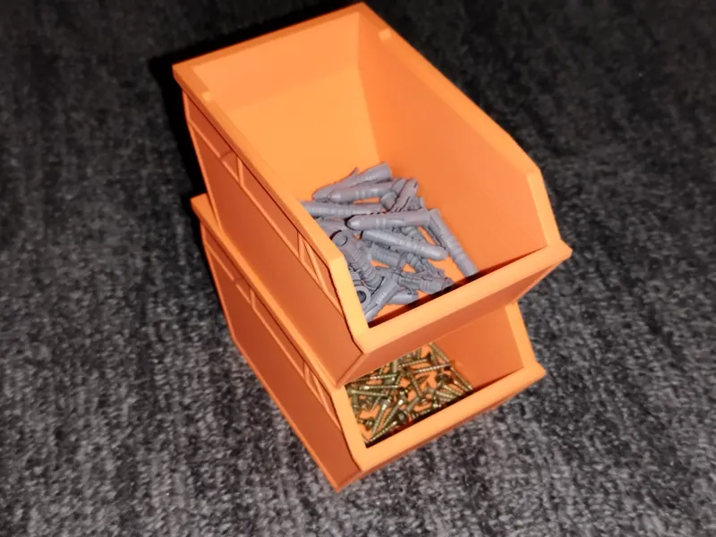 Heavy Duty Stackable Workshop Bins