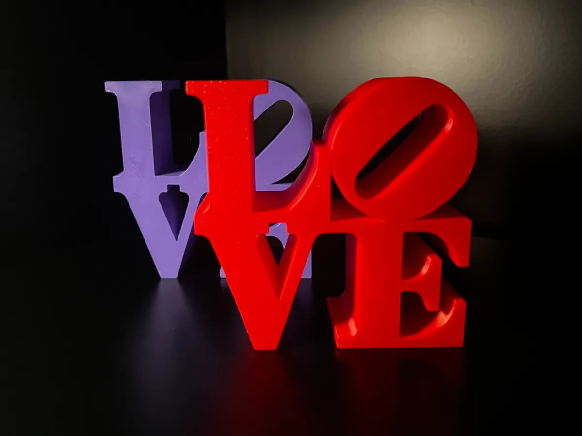 LOVE – Modern Design Decoration - Free 3D Print Model - MakerWorld
