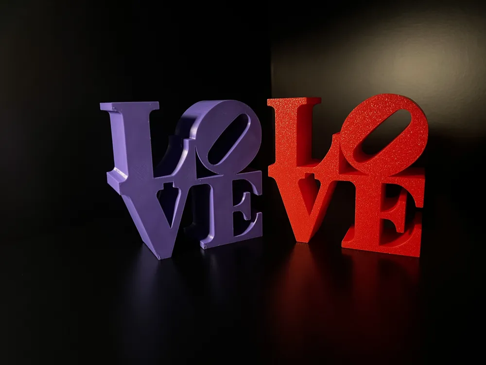 LOVE – Modern Design Decoration - Free 3D Print Model - MakerWorld
