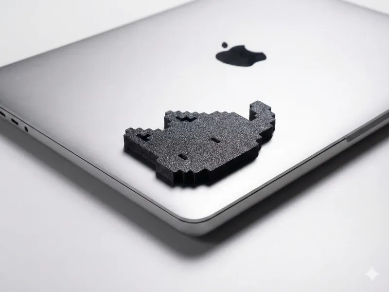 Omori Cat (Mewo) - Quick 3D Sticker