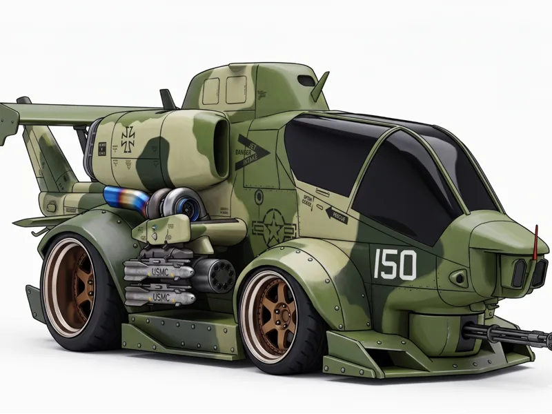 AH-1 Cobra Chibi Turbo Combat Car